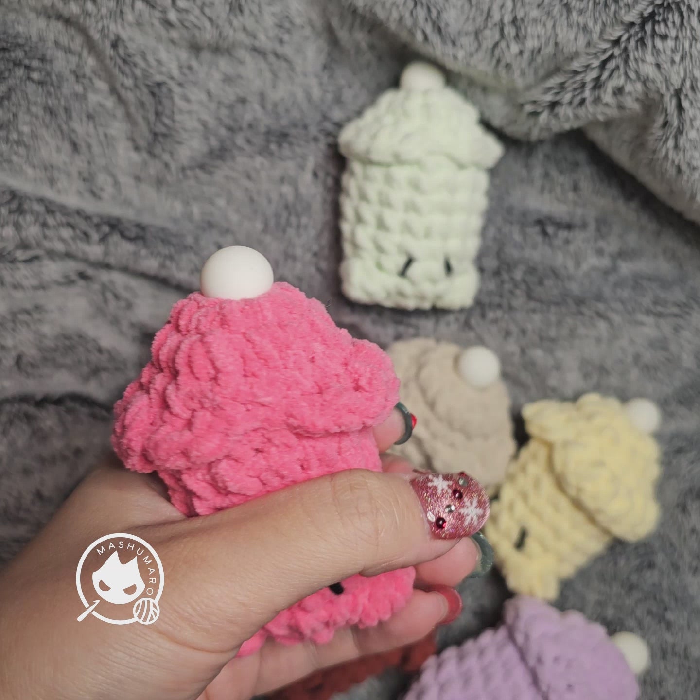 Cute Crochet Penis Plushie Bubble Balloon Inflatable Stressball Amigur –  Made By Mashumaro Amigurumi, image size:1440x1440