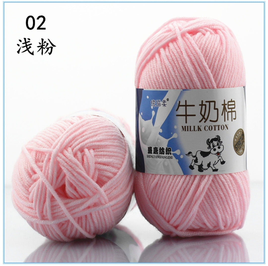 Milk Cotton Yarn 5-ply