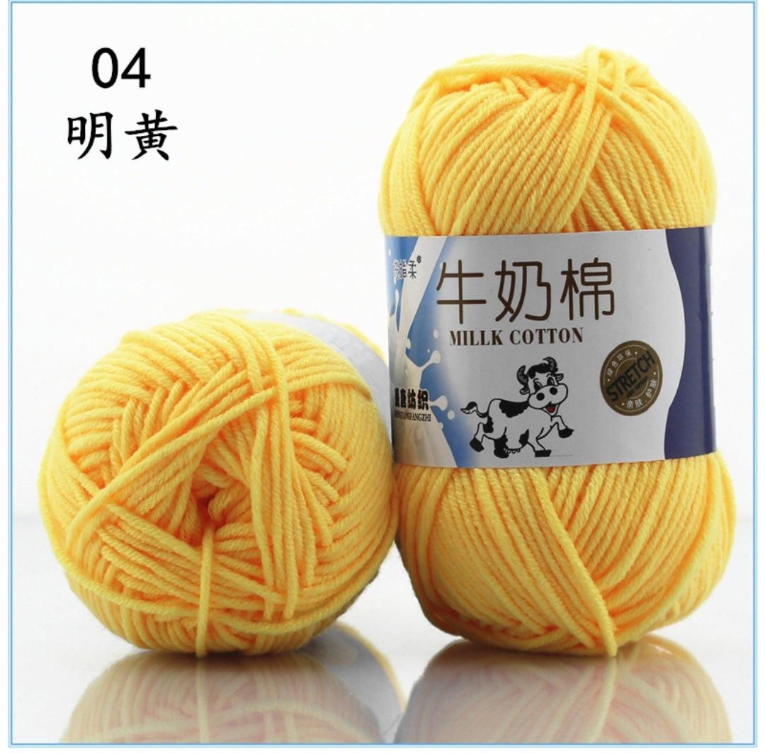 Milk Cotton Yarn 5-ply