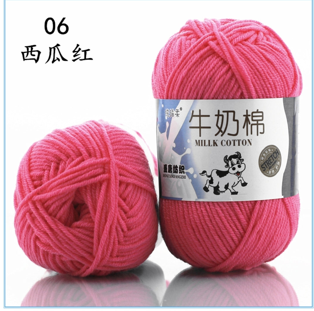 Milk Cotton Yarn 5-ply