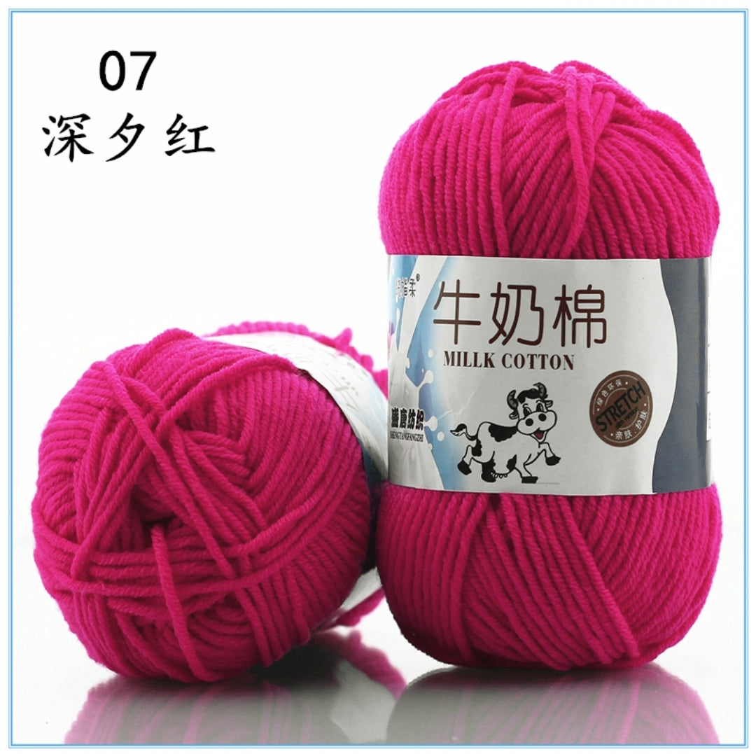 Milk Cotton Yarn 5-ply