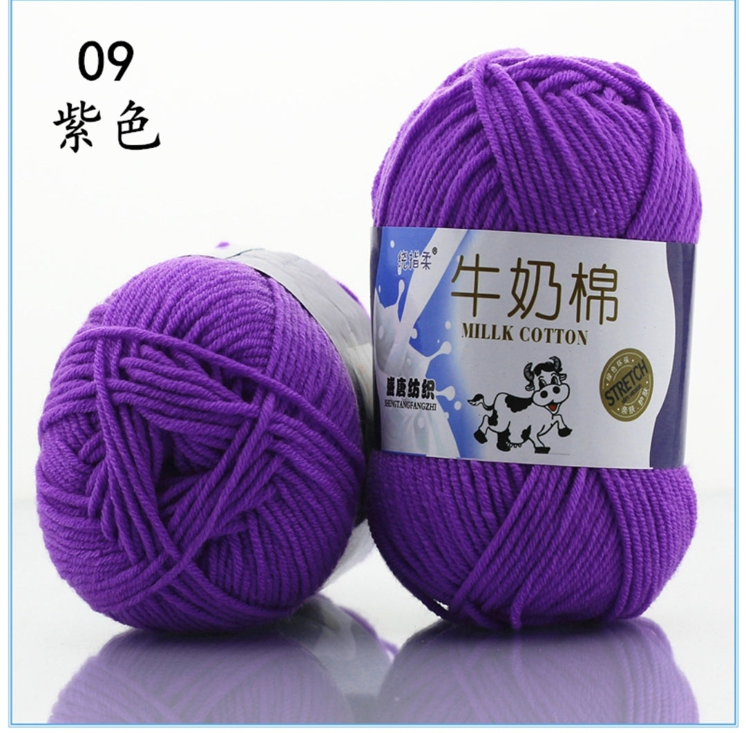 Milk Cotton Yarn 5-ply