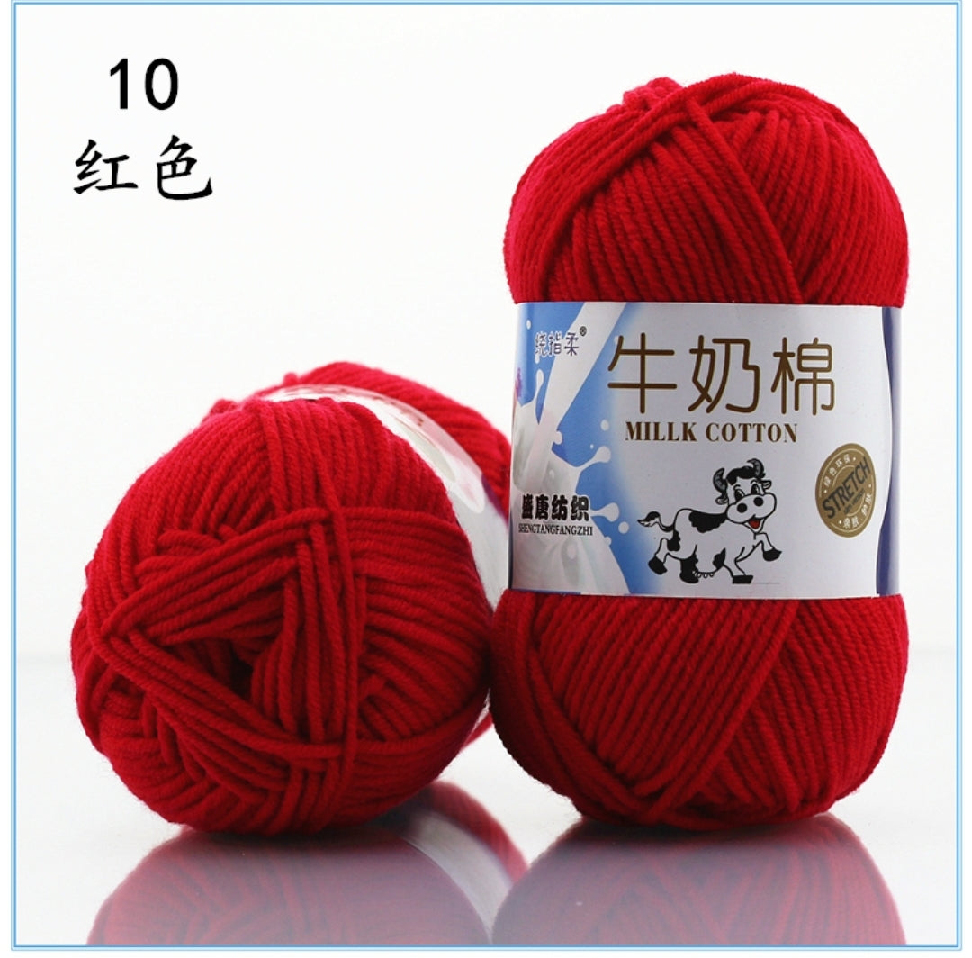 Milk Cotton Yarn 5-ply