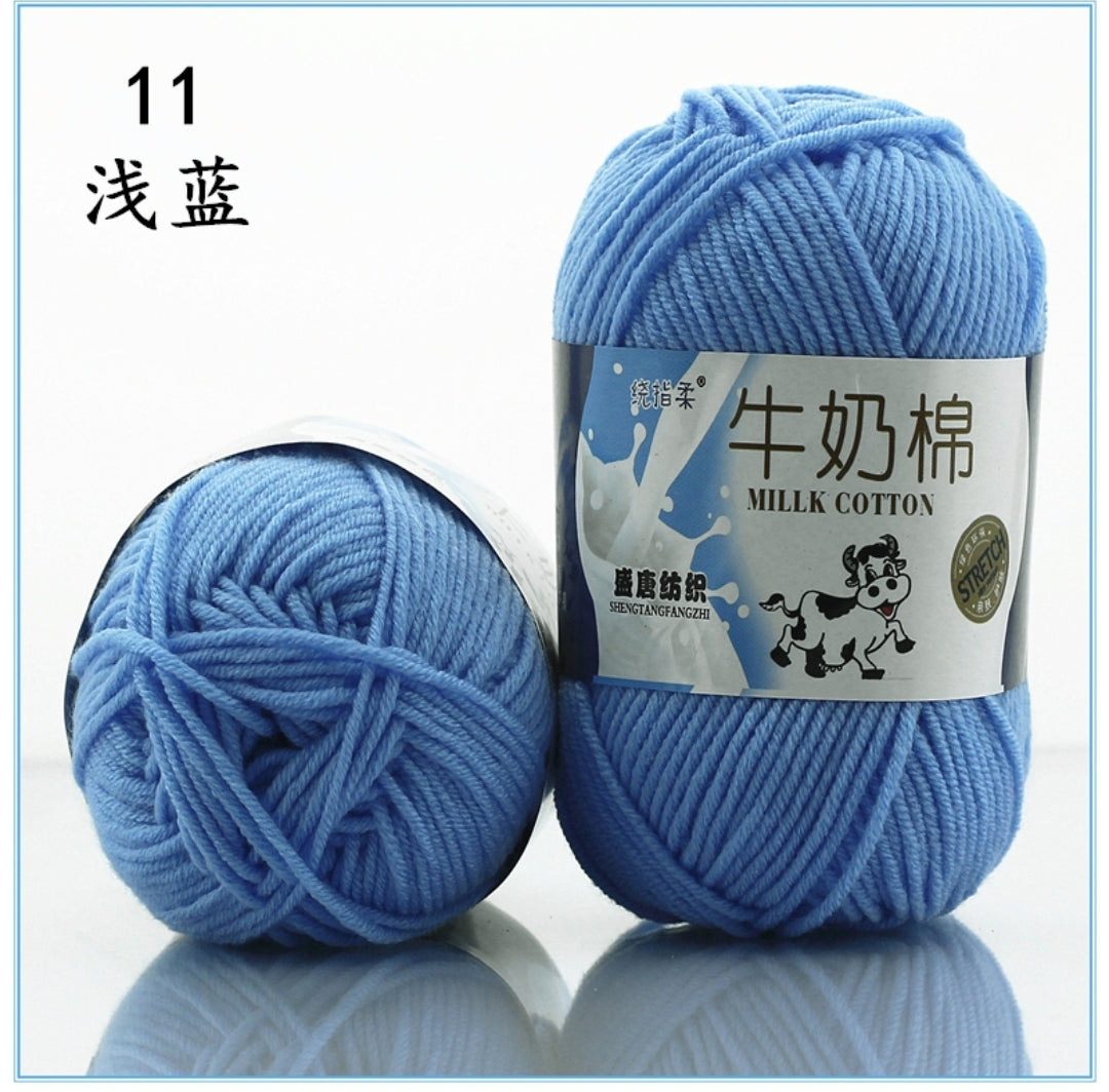 Milk Cotton Yarn 5-ply