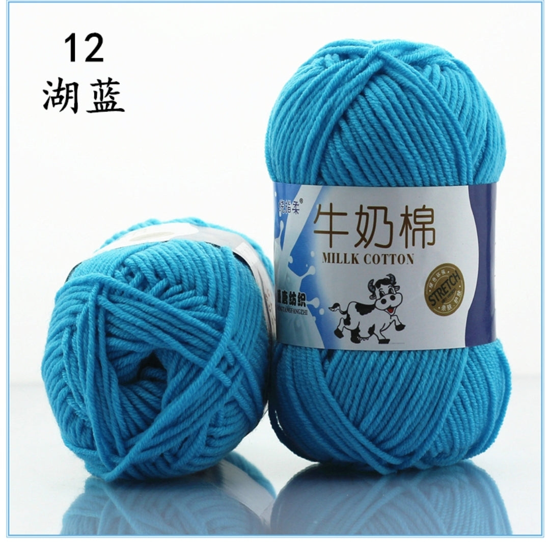 Milk Cotton Yarn 5-ply