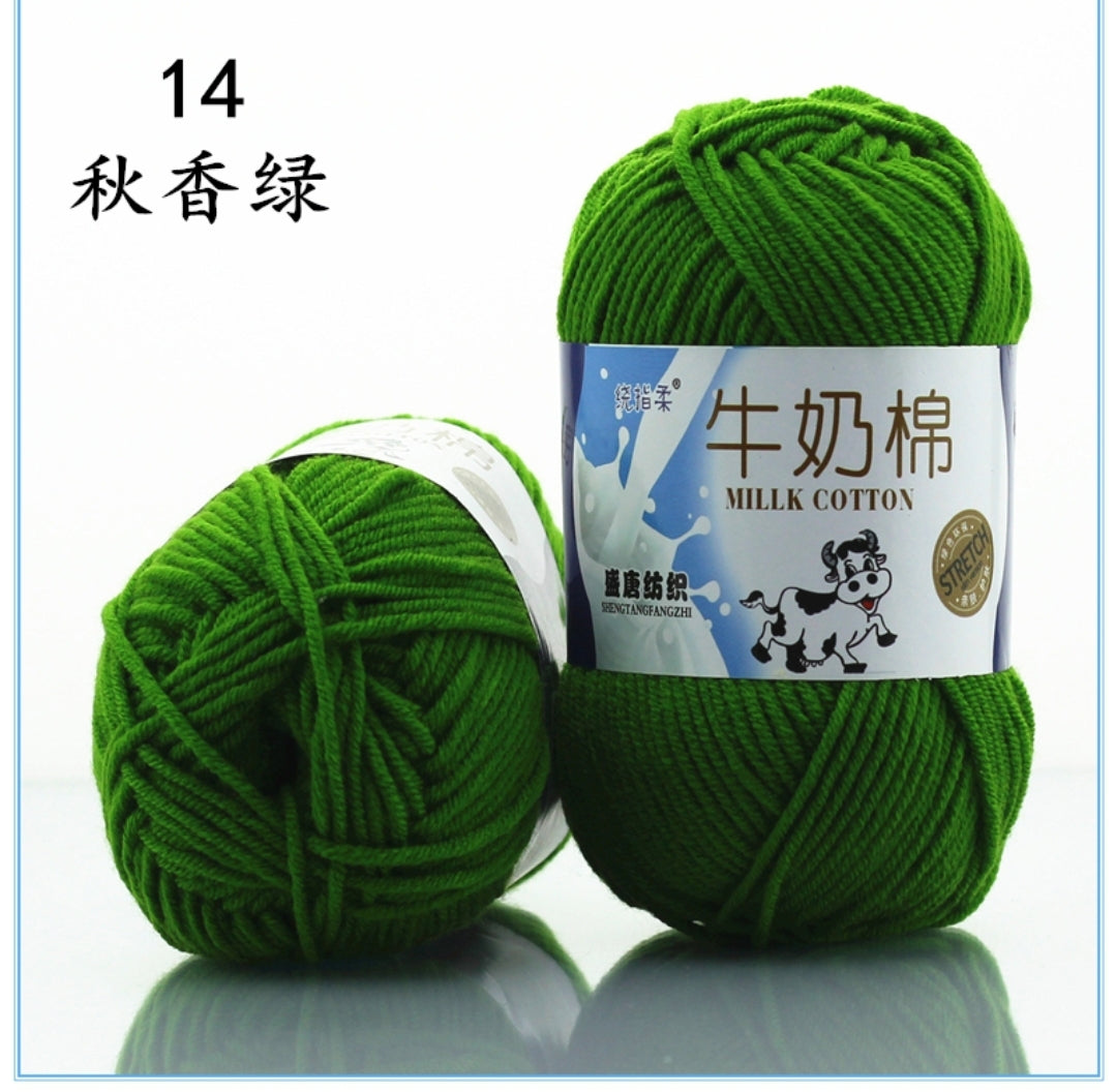 Milk Cotton Yarn 5-ply