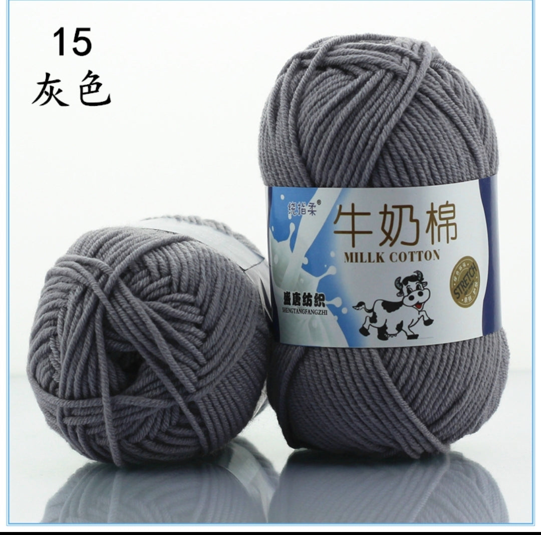 Milk Cotton Yarn 5-ply
