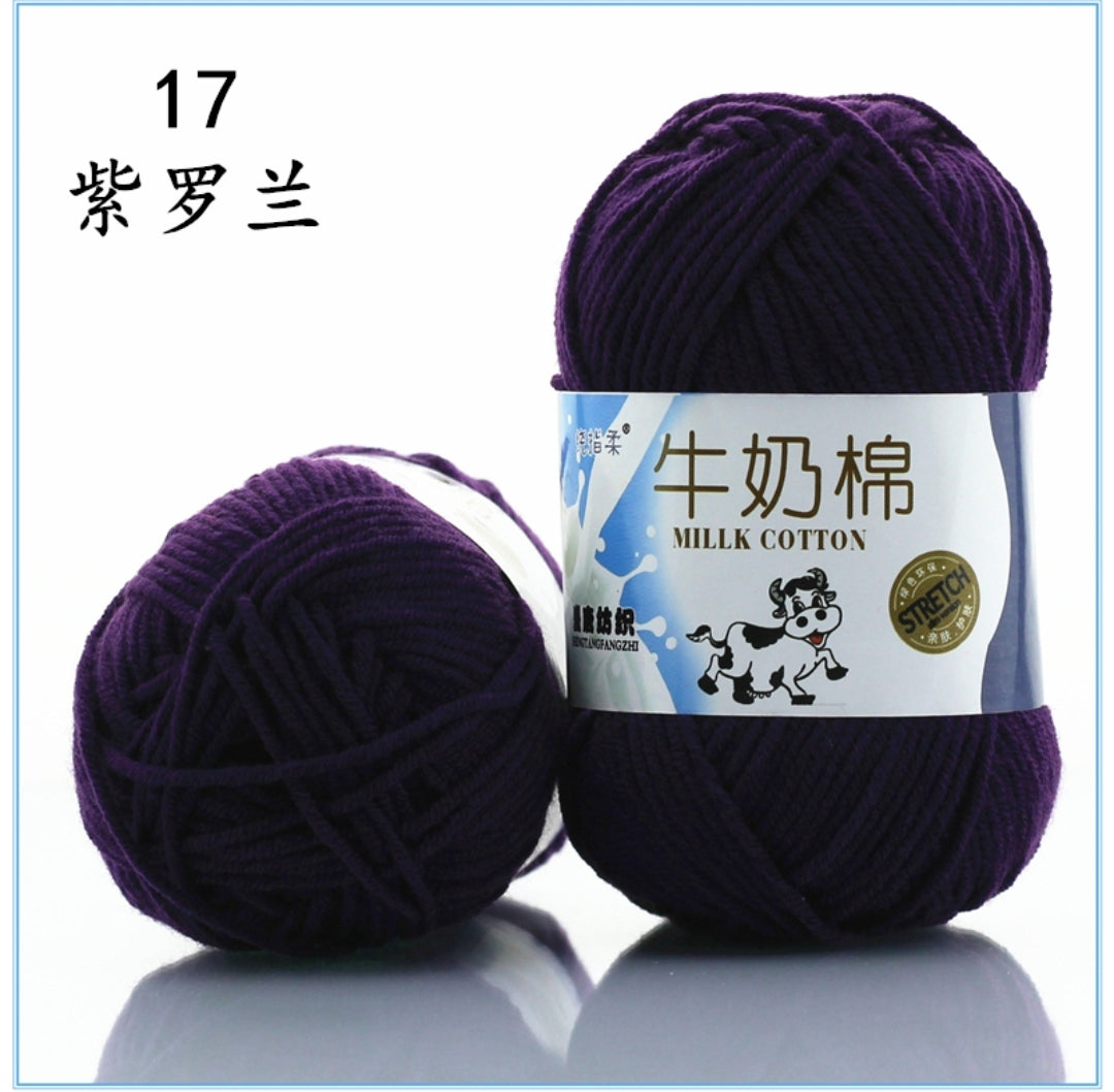 Milk Cotton Yarn 5-ply