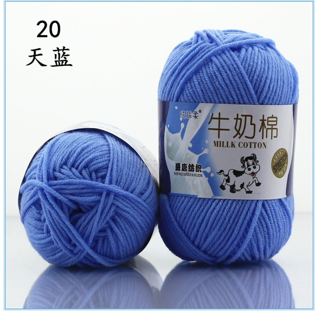 Milk Cotton Yarn 5-ply