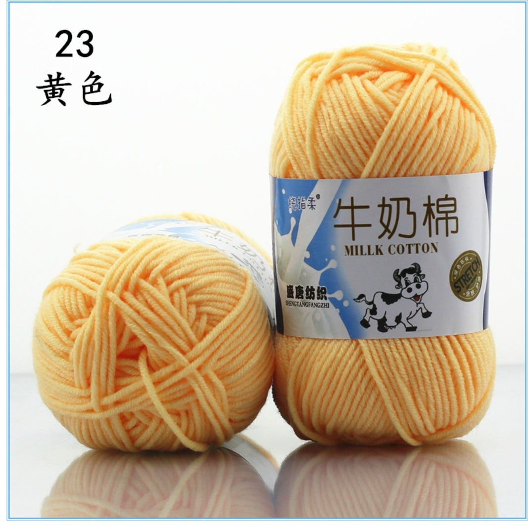 Milk Cotton Yarn 5-ply