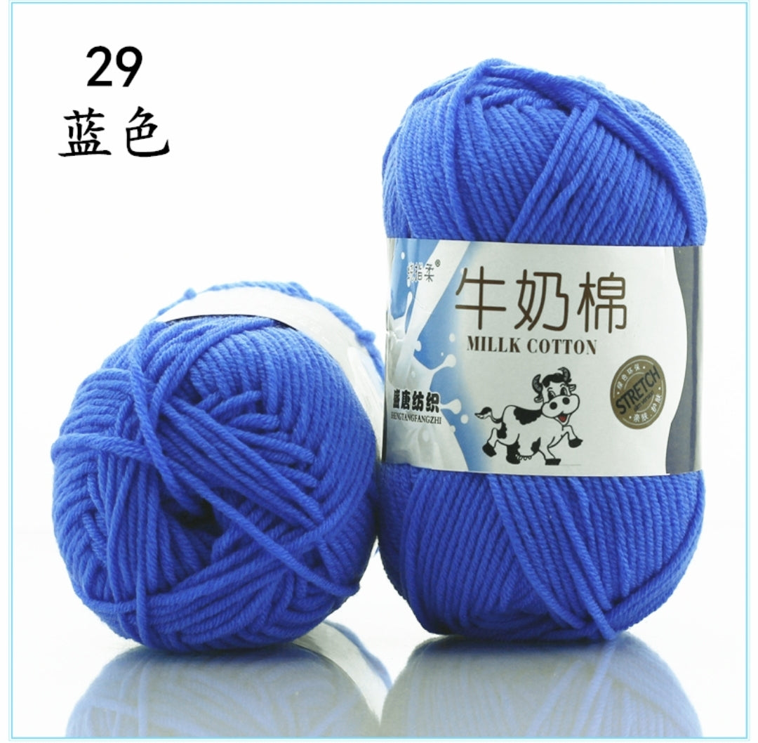 Milk Cotton Yarn 5-ply