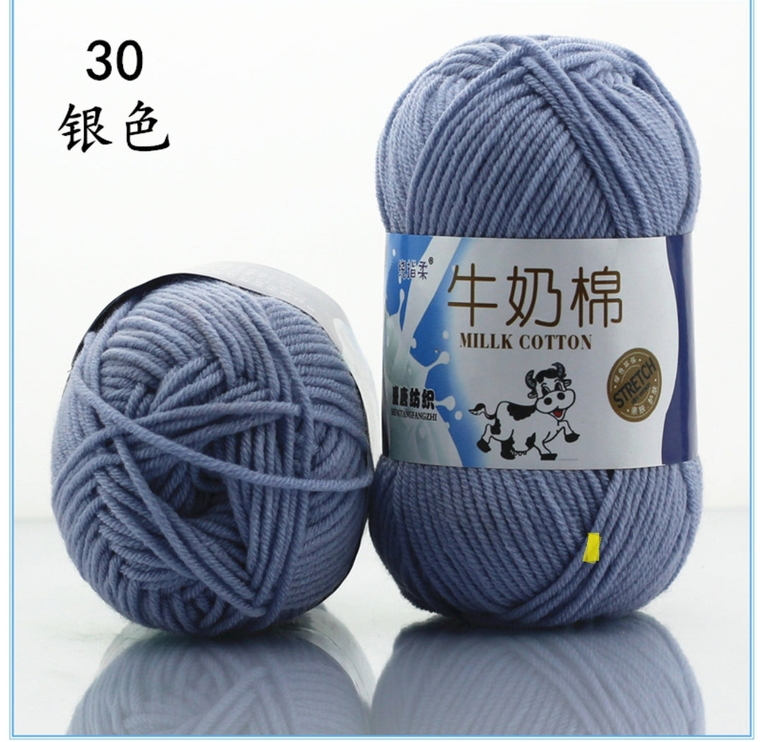 Milk Cotton Yarn 5-ply