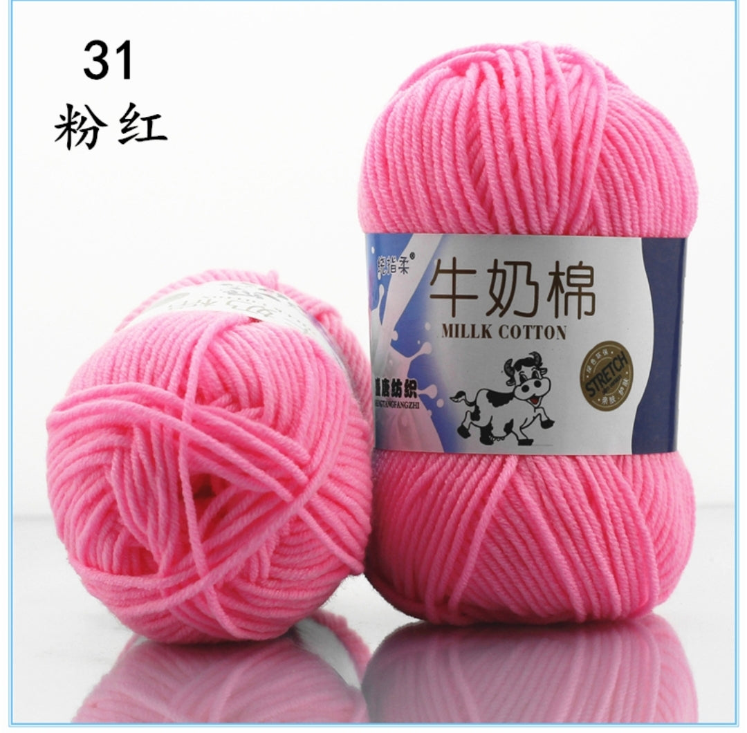 Milk Cotton Yarn 5-ply