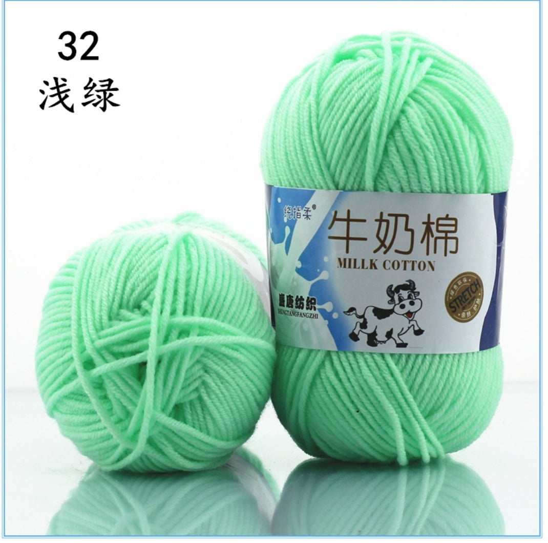 Milk Cotton Yarn 5-ply
