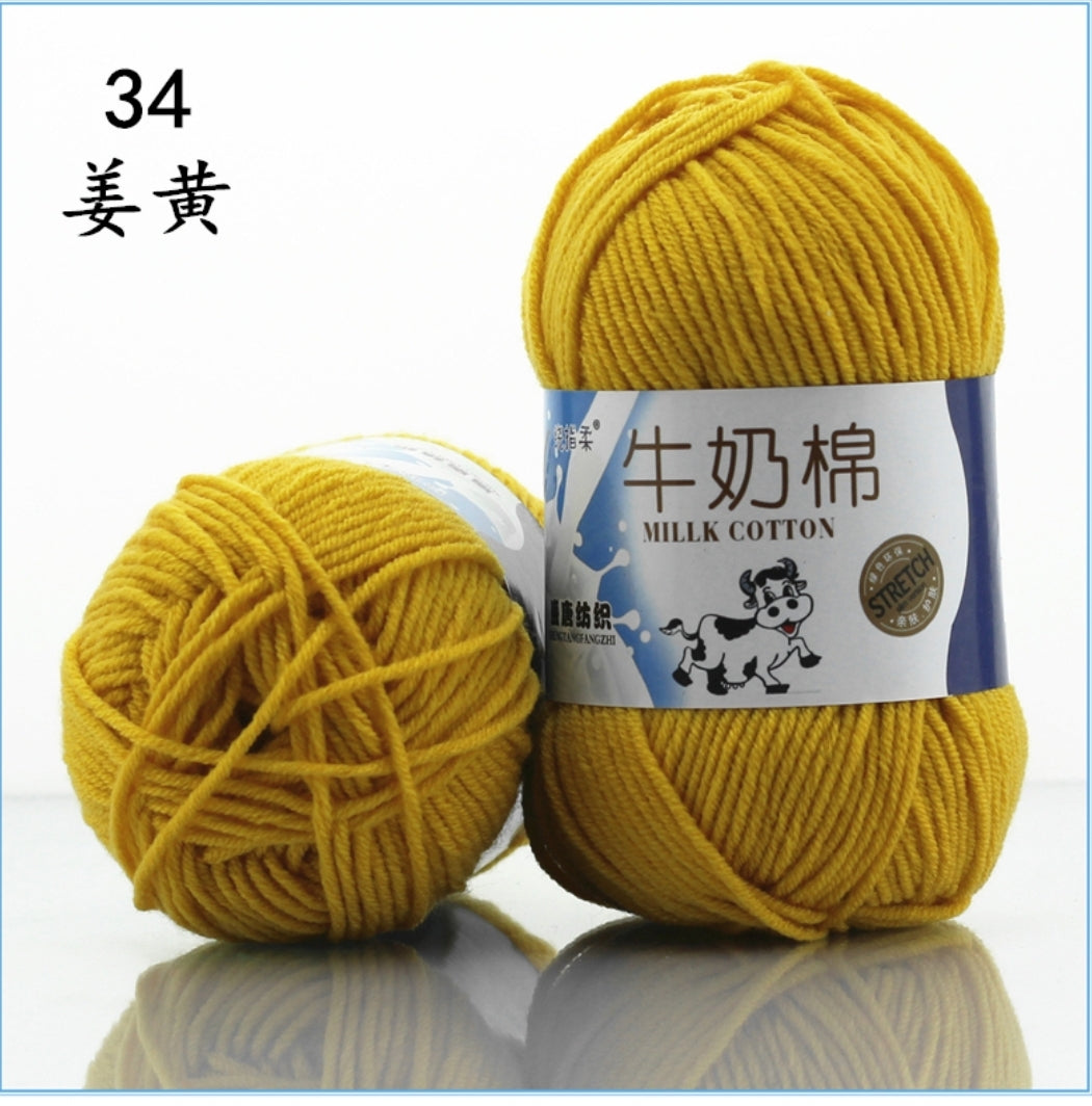 Milk Cotton Yarn 5-ply
