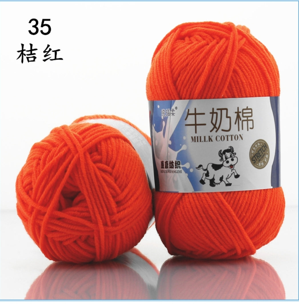 Milk Cotton Yarn 5-ply