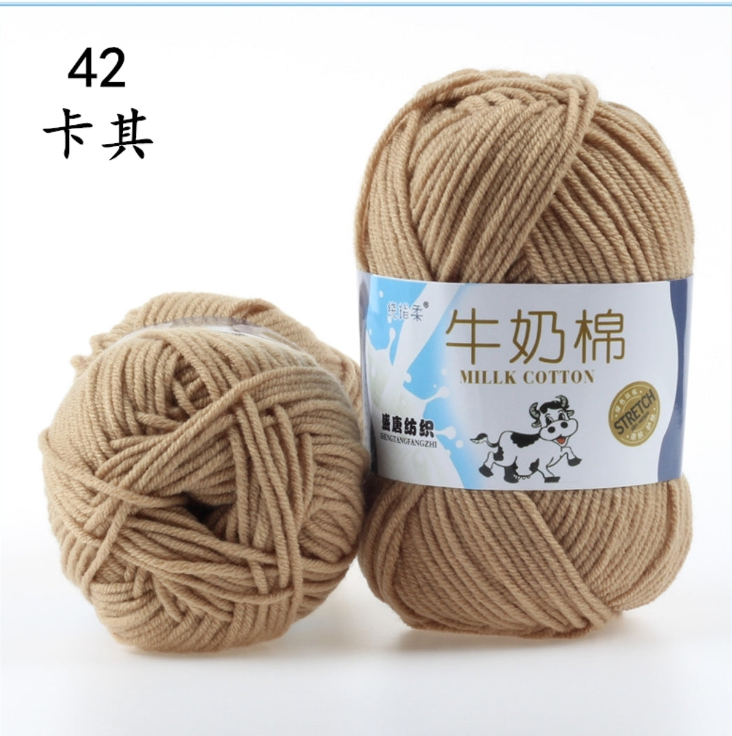 Milk Cotton Yarn 5-ply