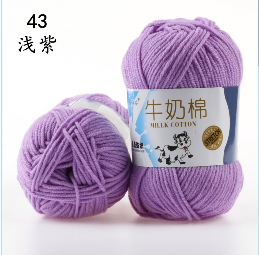 Milk Cotton Yarn 5-ply