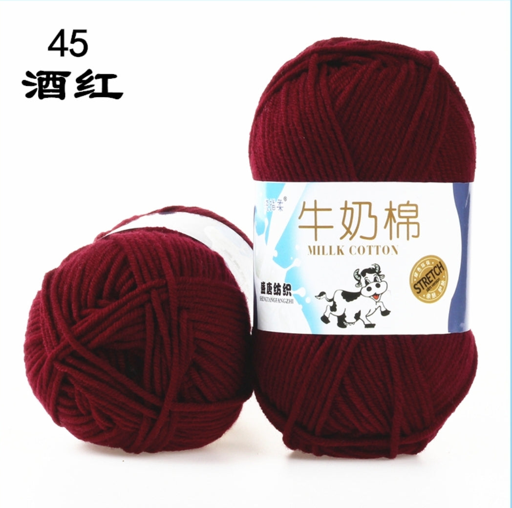 Milk Cotton Yarn 5-ply