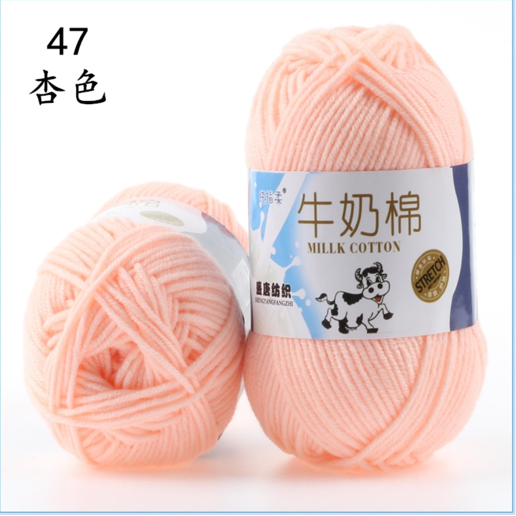Milk Cotton Yarn 5-ply