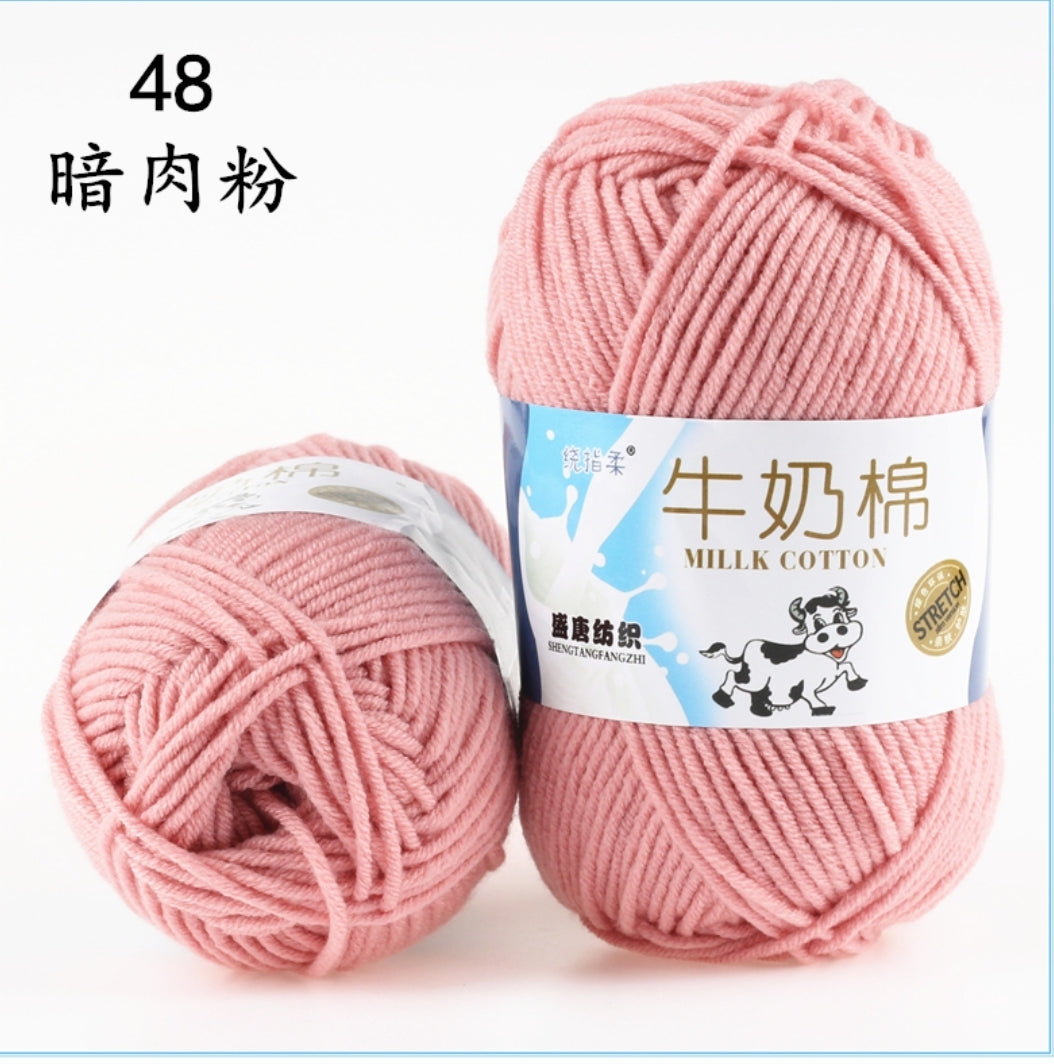 Milk Cotton Yarn 5-ply