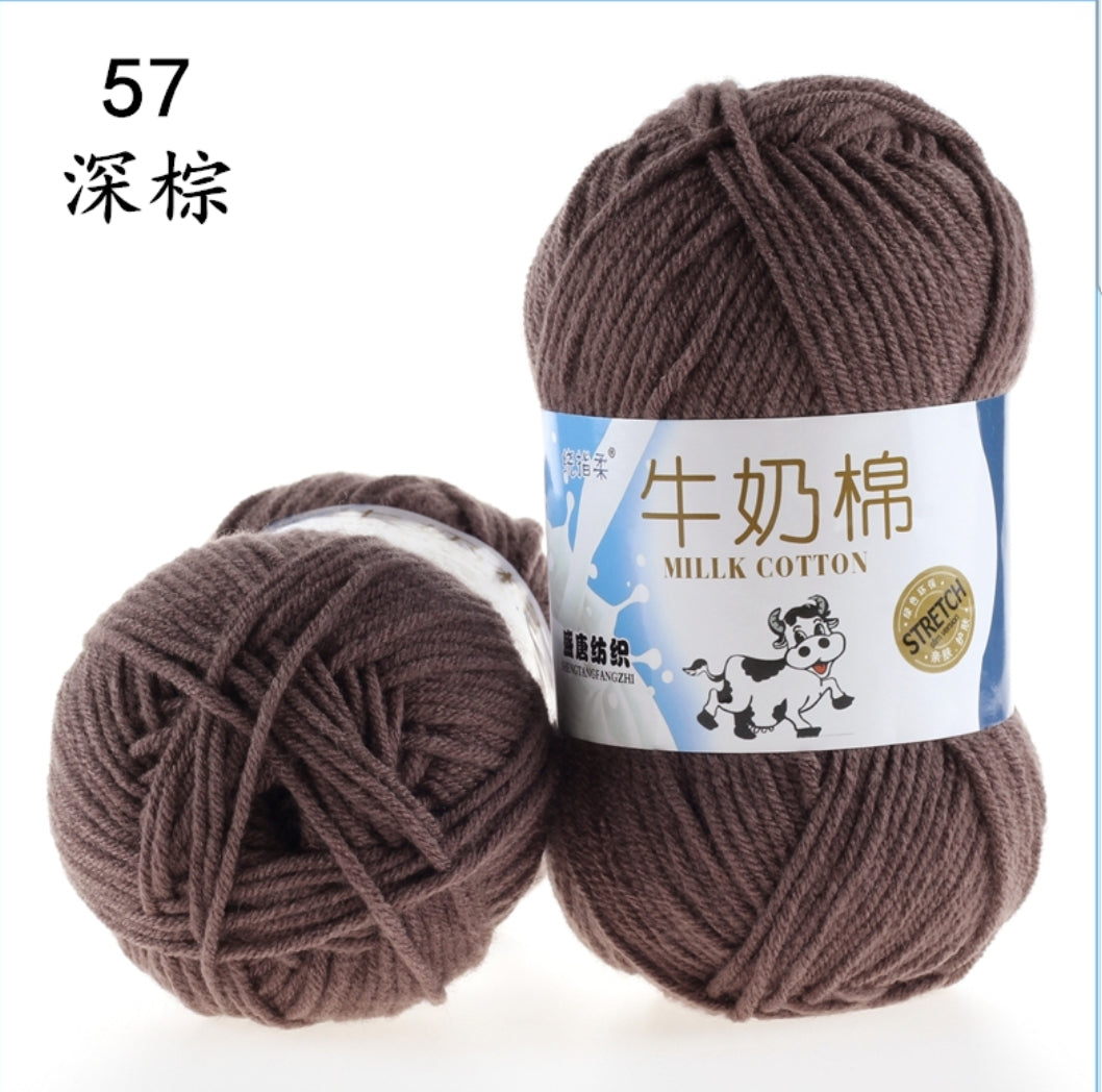 Milk Cotton Yarn 5-ply