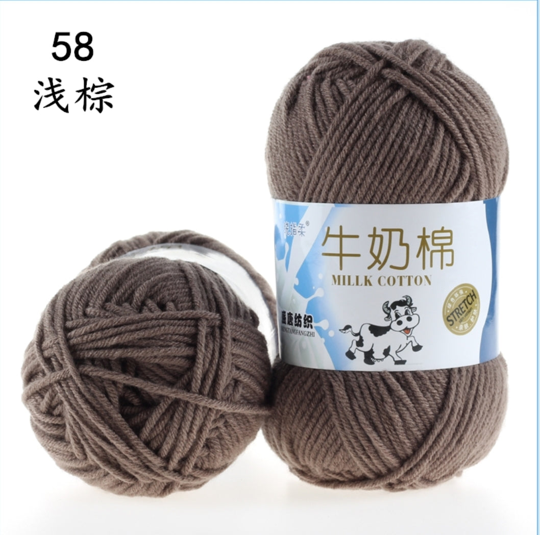 Milk Cotton Yarn 5-ply