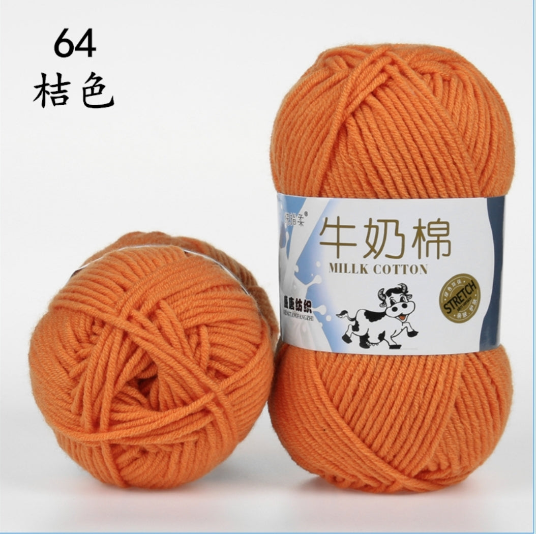 Milk Cotton Yarn 5-ply