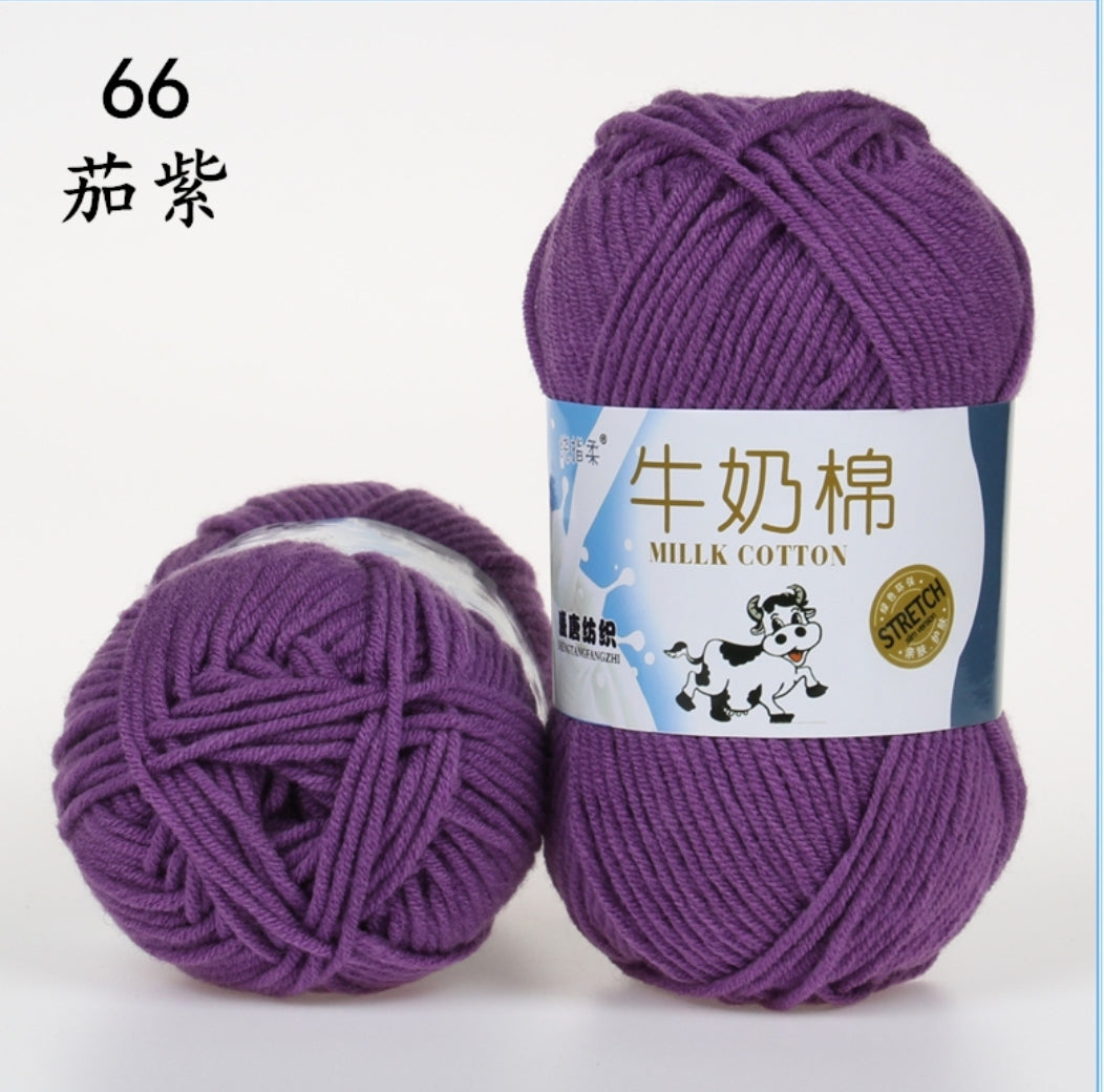 Milk Cotton Yarn 5-ply