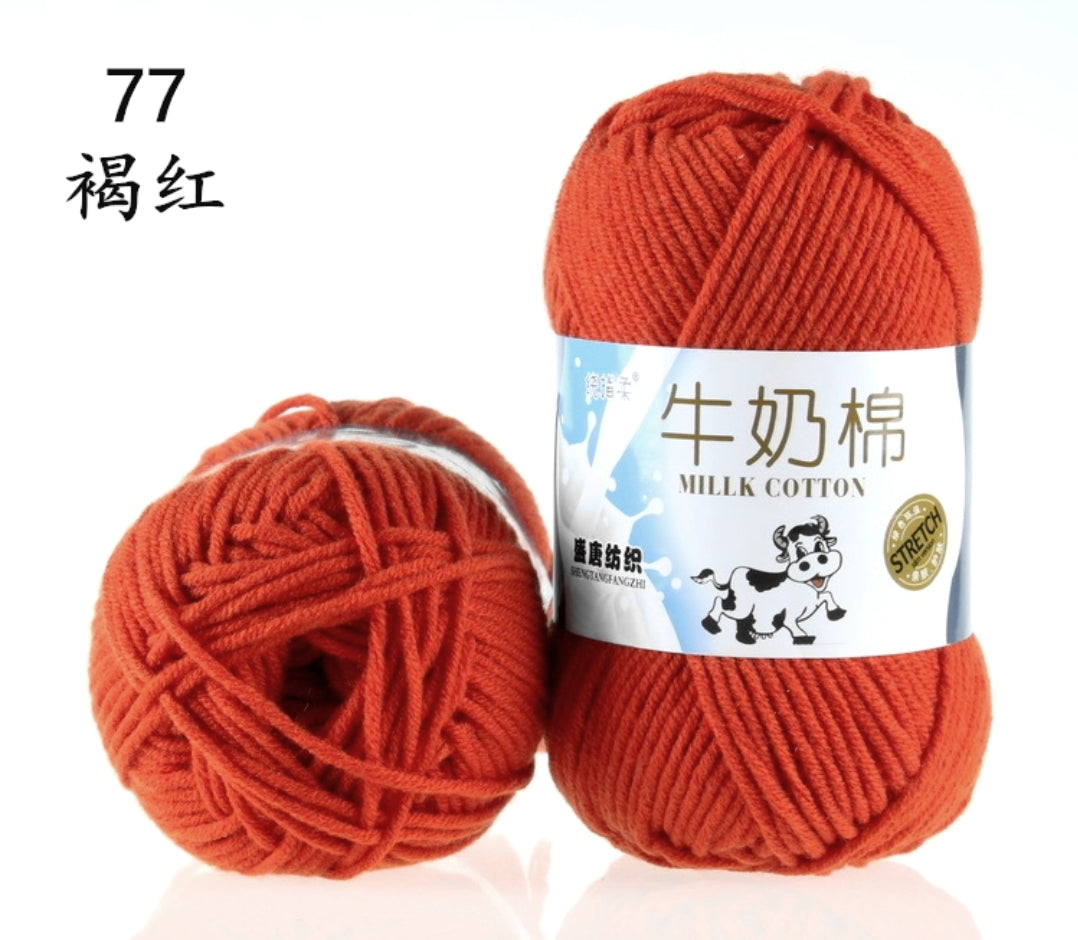 Milk Cotton Yarn 5-ply