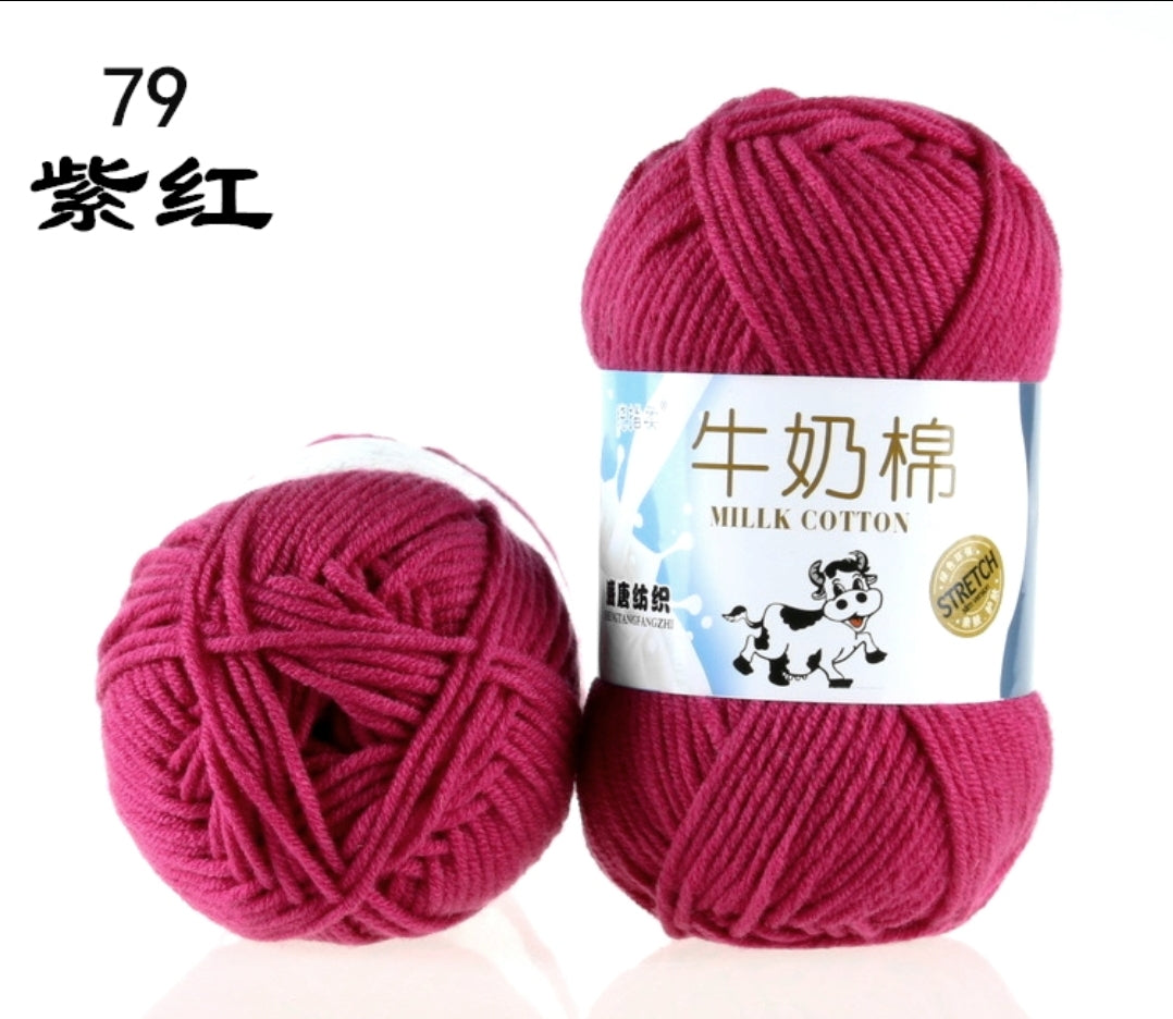Milk Cotton Yarn 5-ply