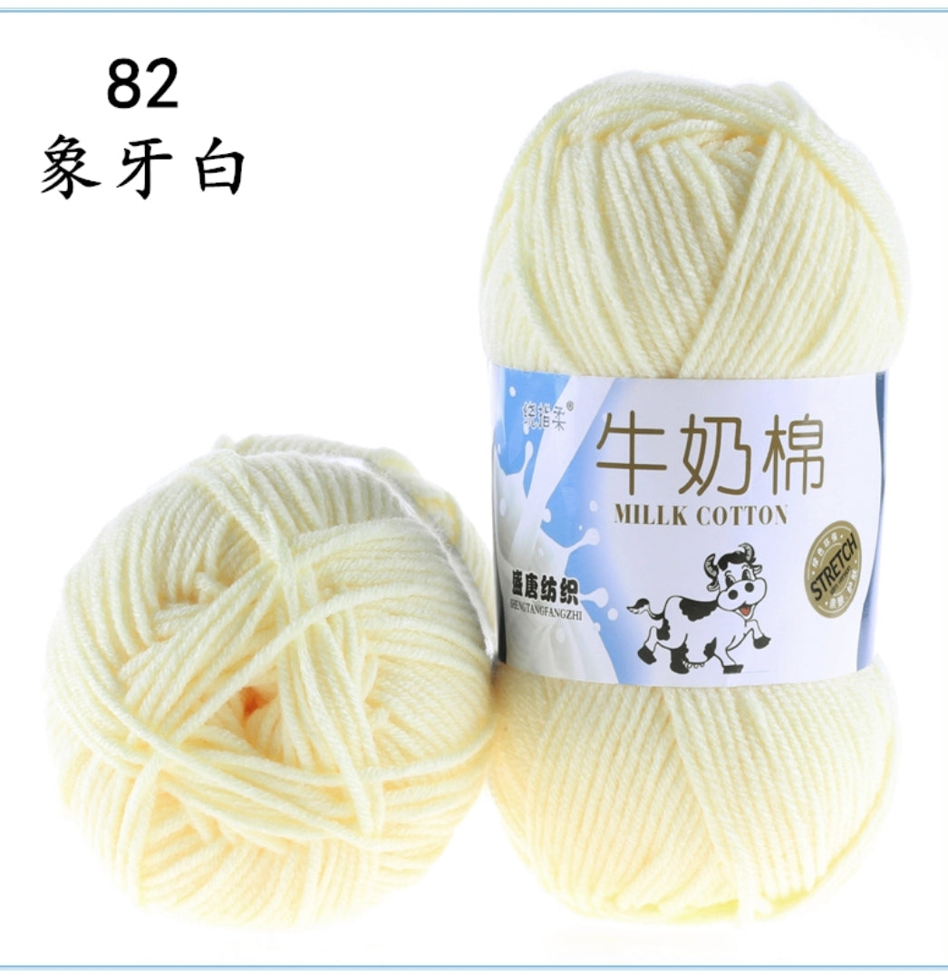 Milk Cotton Yarn 5-ply