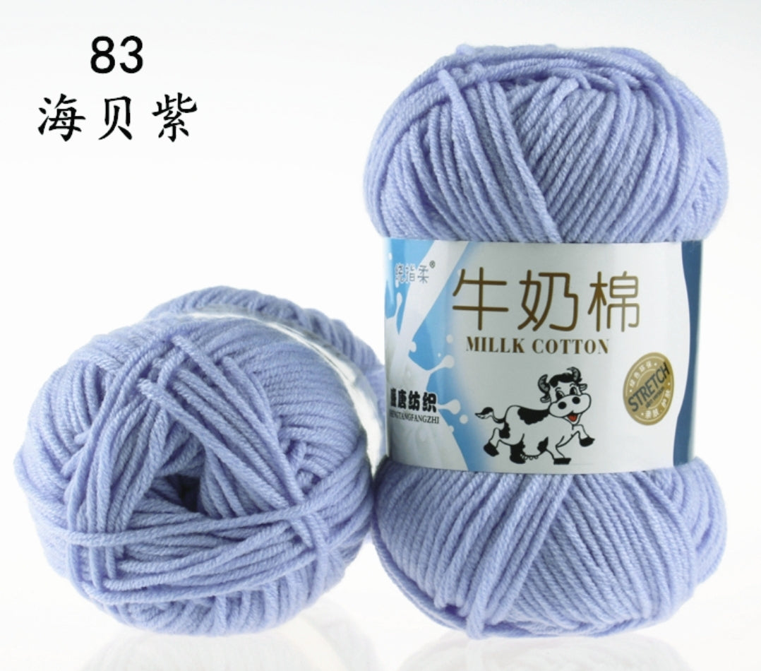 Milk Cotton Yarn 5-ply