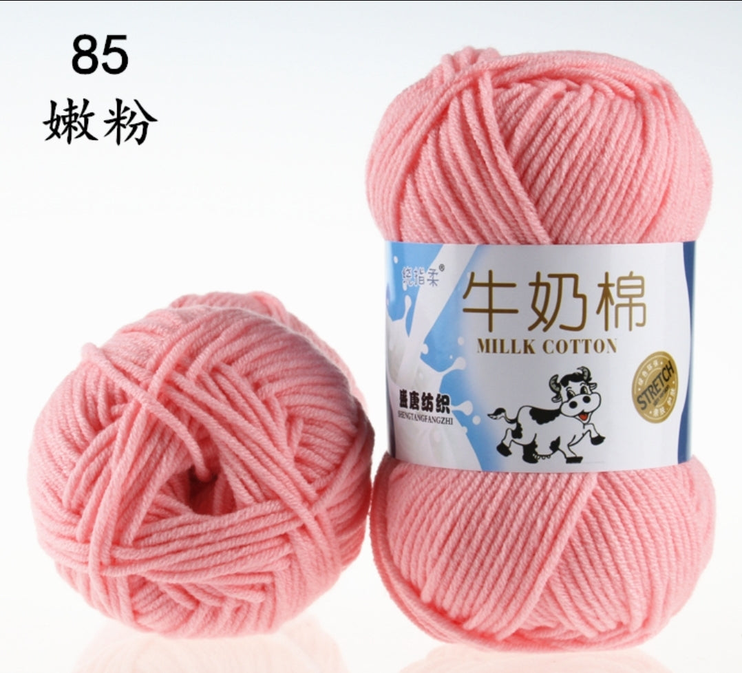 Milk Cotton Yarn 5-ply