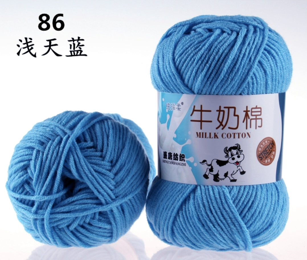 Milk Cotton Yarn 5-ply