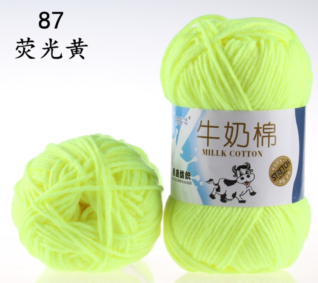 Milk Cotton Yarn 5-ply