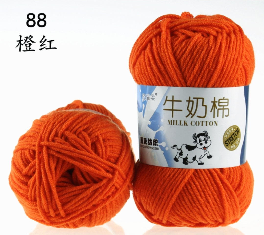 Milk Cotton Yarn 5-ply