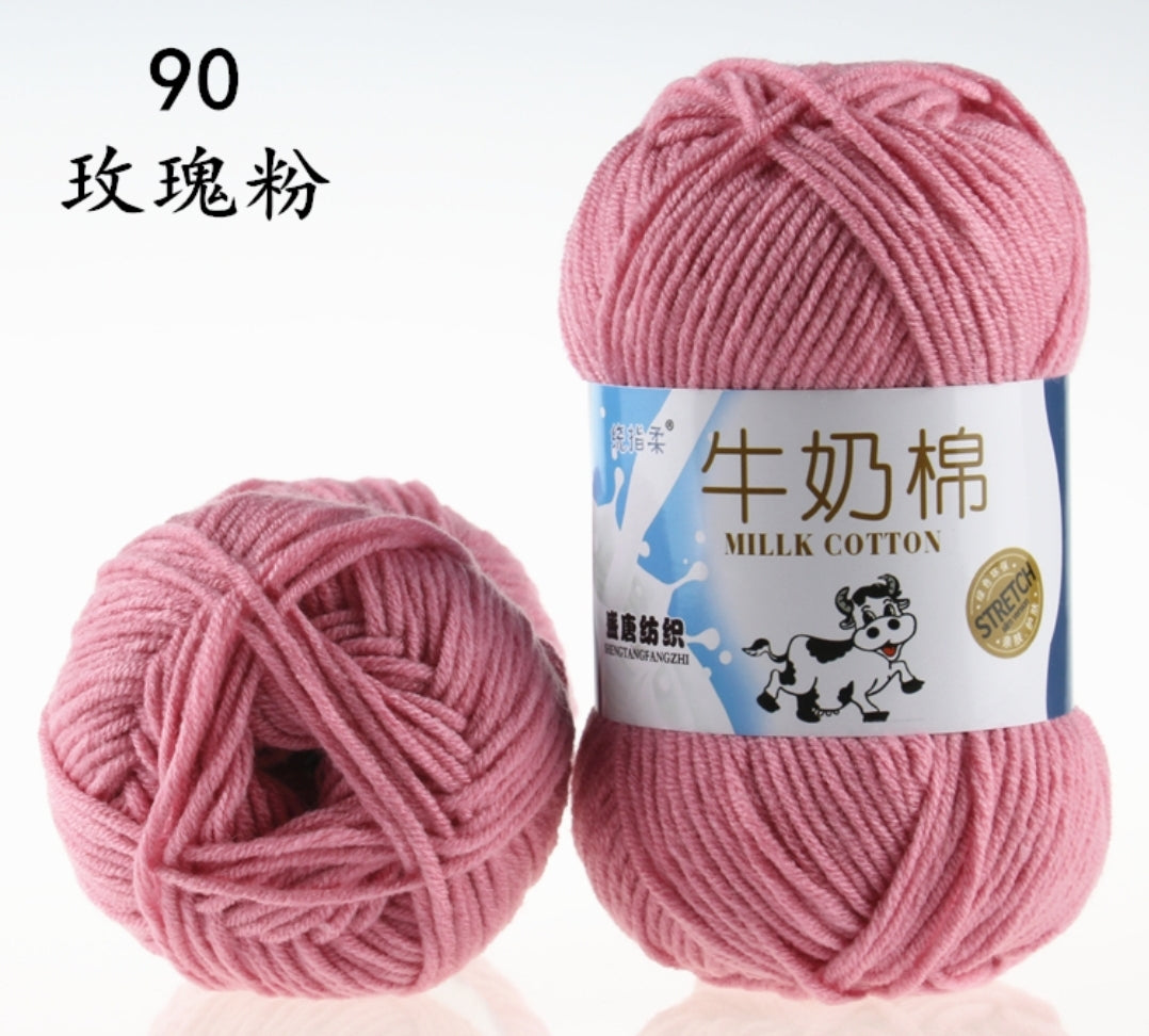 Milk Cotton Yarn 5-ply