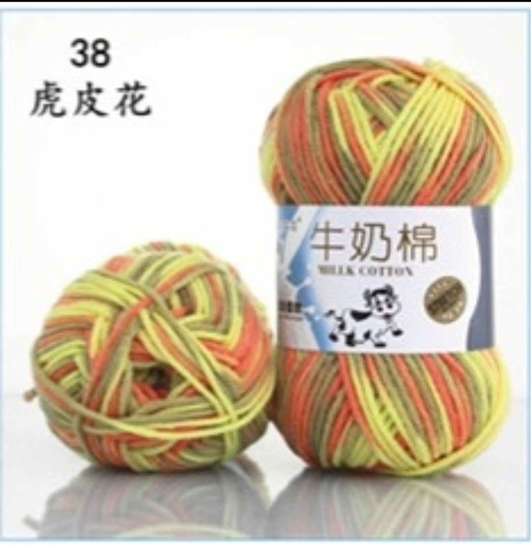 Milk Cotton Yarn 5-ply