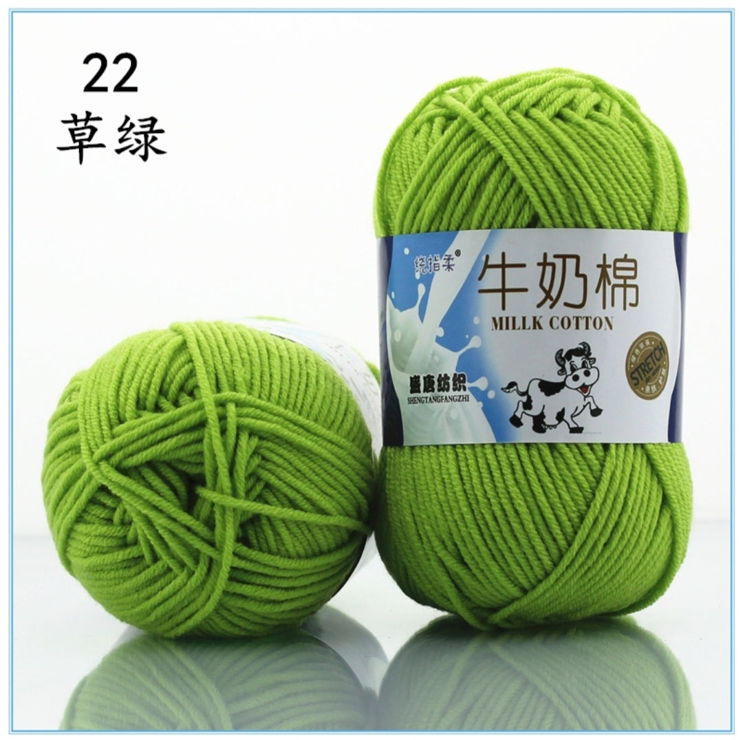 Milk Cotton Yarn 5-ply