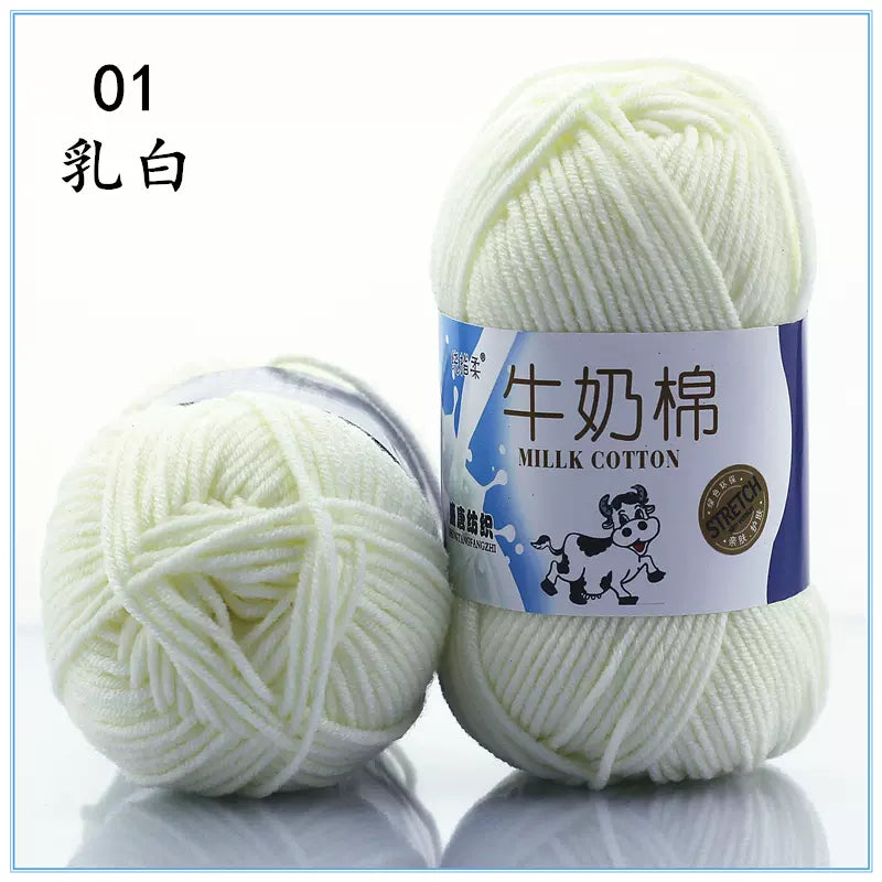 Milk Cotton Yarn 5-ply