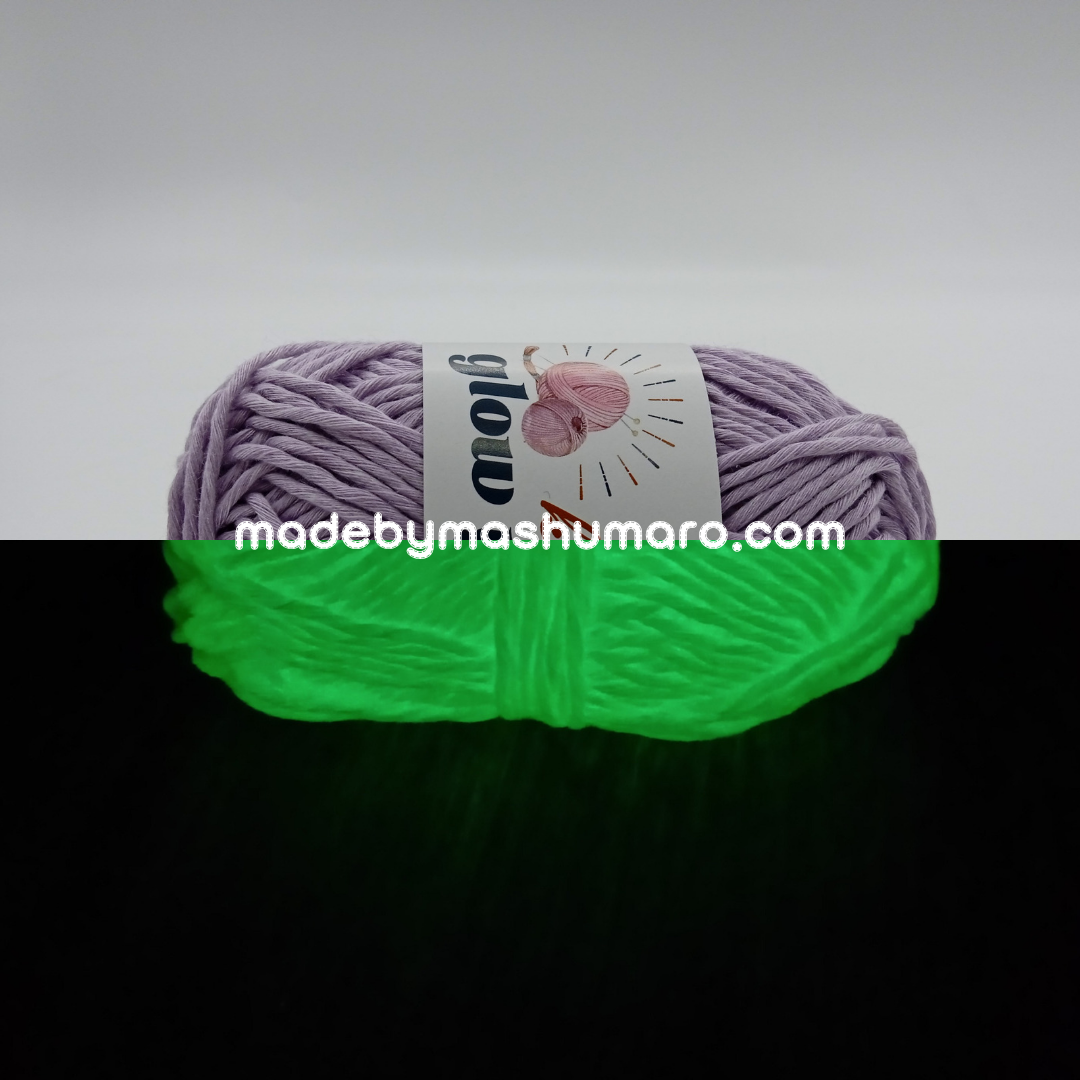 Glow In The Dark Yarn - Cotton Like – madebymashumaro