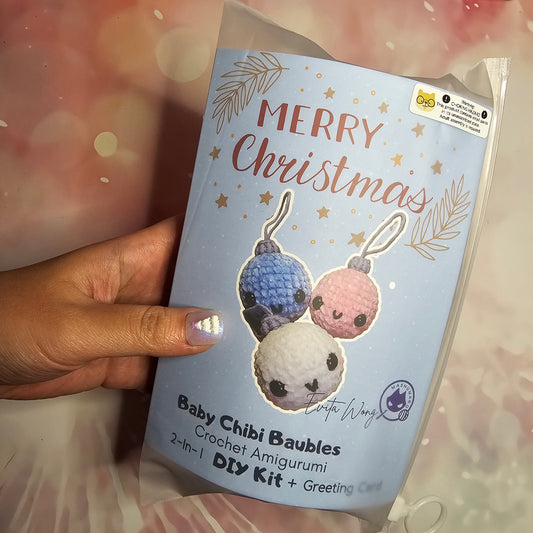 Baby Chibi Baubles DIY Kit & Greeting Card 2-in-1