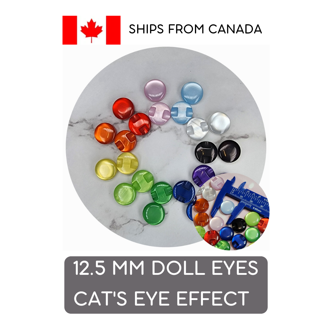 Amigurumi Doll Eyes - Cat's Eye Effect
