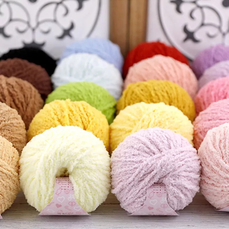 Cute Little Love Fluffy Pipsqueak Yarn - Plush Simulated Yarn – Made By ...