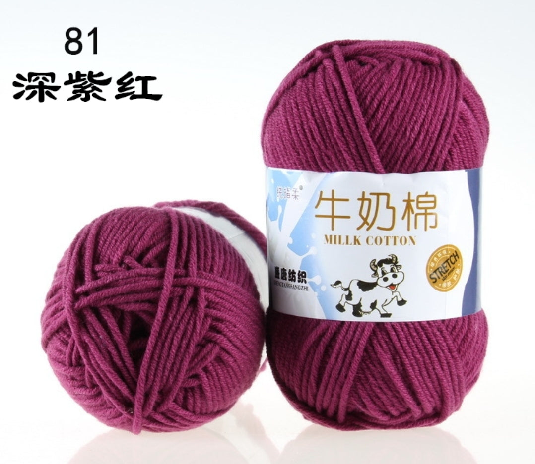 Milk Cotton Yarn 5-ply