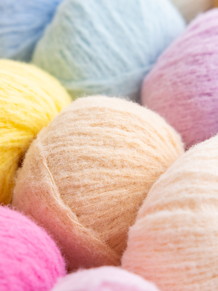 Marshmallow Wool Like Yarn - Felt Simulated Yarn